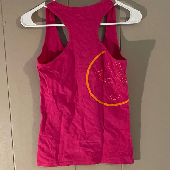 Zumba Fitness Feel the Music Pink and Orange Tank Top - Picture 4 of 4